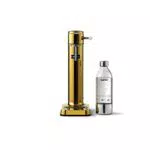 Gasatore d’acqua e Bottiglia, Finitura Dorata