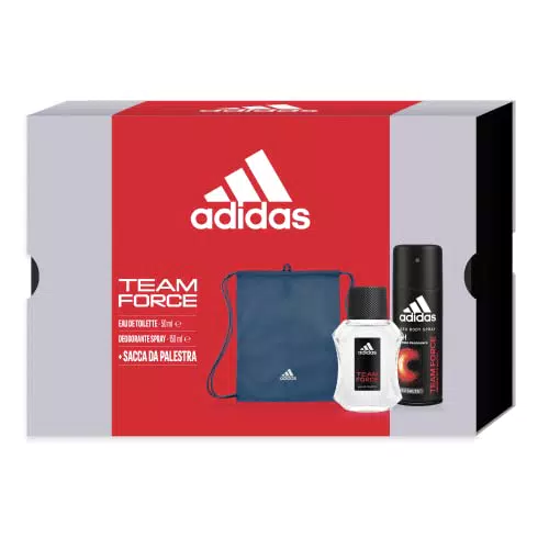 Adidas - Confezione Regalo da Uomo Team Force con Sacca Adidas