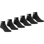 adidas Cushioned, Calzini Unisex-Adulto, Nero/Nero/Nero/Bla