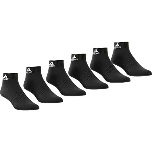 adidas Cushioned, Calzini Unisex-Adulto, Nero/Nero/Nero/Bla