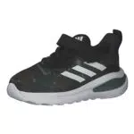 adidas Fortarun El I, Sneaker Unisex-Bambini, Core Black/Ftwr White/Green Oxide