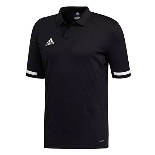 adidas Team 19, Polo Uomo, Black/White, M