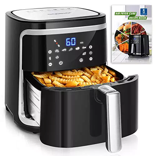 Aigostar Cube 30IBT - Friggitrice ad Aria 5-in-1, 1900W