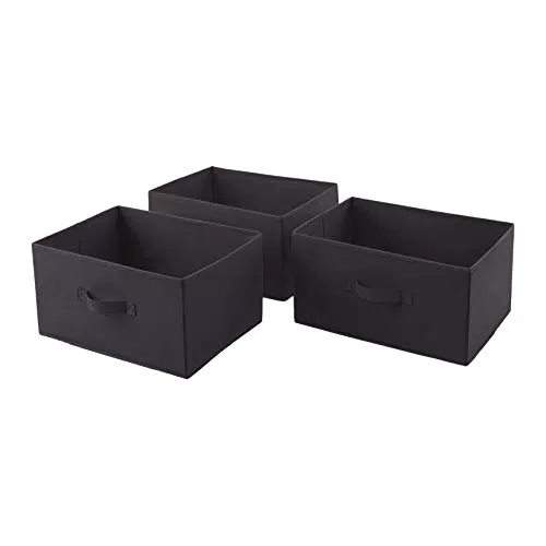 Amazon Basics - 4 Cassetti di ricambio, in tessuto, per cassettiera