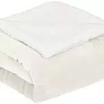 Amazon Basics - Coperta in micro-mink e sherpa, 150 x 200 cm