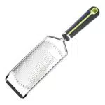 Amazon Basics Grattugia per scorza di agrumi, con ampia superficie in acciaio inox e manico morbido