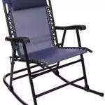 Amazon Basics - Sedia a dondolo pieghevole, Blu