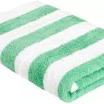 Amazon Basics - Telo mare, motivo a righe, stile cabina da spiaggia, 100% cotone