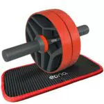 Amazon Brand - Eono - Ab Roller Addominali Multi-Funzione con Tappetino Perfetto per Esercizi degli Addominali