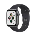 Apple Watch SE Smartwatch con cassa in alluminio grigio siderale con Cinturino Spor