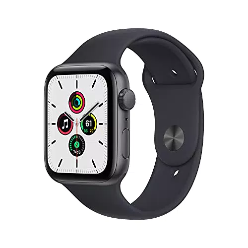Apple Watch SE Smartwatch con cassa in alluminio grigio siderale con Cinturino Spor