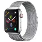 Apple Watch Series 4 Cassa 44 mm in Acciaio Inossidabile e Cinturino in Maglia