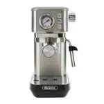 Ariete Espresso Slim Metal, Macchina da Caffè con Manometro