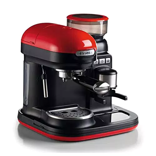 Ariete Moderna 1318 Rosso Caffè macinato, Chicchi di caffè