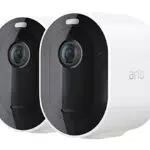 Arlo Pro4 Spotlight, 2 Telecamere di videosorveglianza wi-fi 2K HDR