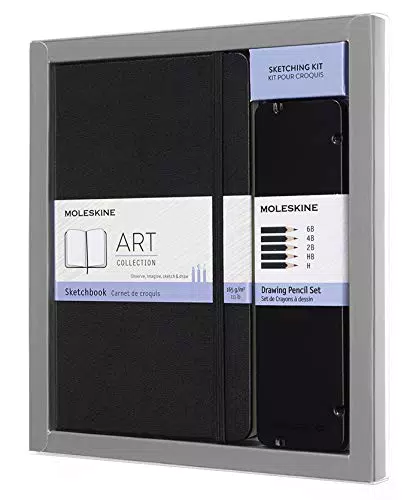 ARTCOLLECTION Moleskine Blocco da disegno con carta pigmentata