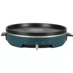 AYNEFY - Grill e pentola elettrica, piastra in ghisa antiaderente