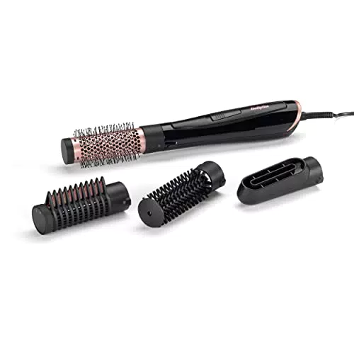 BaByliss Spazzola ad Aria AS126E da 1000W, 4 Accessori