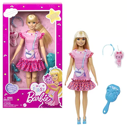 Barbie - La Mia Prima Barbie, Giocattolo per Bambini 3+ anni