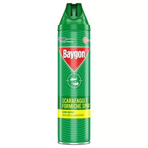 Baygon Scarafaggi e Formiche Spray Insetticida, Azione Rapida