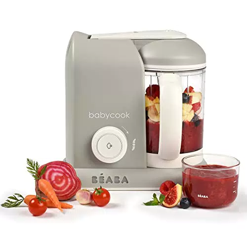 BÉABA - Babycook Solo, Cuocipappa Omogeneizzatore, Cottura a Vapore