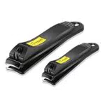 Bestope - Set di 2 tagliaunghie in acciaio inox, per uomo e donna