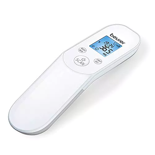 Beurer Ft 85 Termometro senza Contatto a Raggi Infrarossi per la Misurazione della Temperatura Corporea