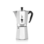 Bialetti Caffettiera Moka Express 18 Tazze, Manico anti scottatura