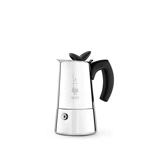 Bialetti Caffettiera Musa 4 Tazze, Manico termoplastico