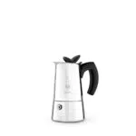 Bialetti Musa - Caffettiera con Manico termoplastico, Adatta a Tutti i piani cottura- Eccezione dell'induzione