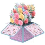 Biglietto d'auguri 3D Pop Up, Biglietto di compleanno per lei