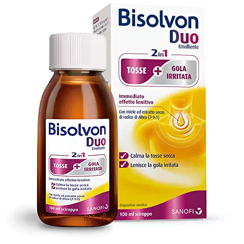 Bisolvon Duo Emolliente: Sciroppo Contro Tosse e Gola Irritata