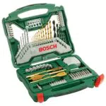 Bosch Accessories Set trapano e cacciavite X-Line in titanio da 70 pezzi Verde