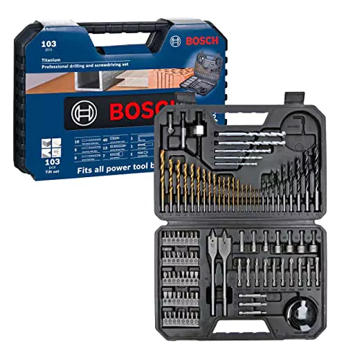 Bosch Professional Set Punte E Bit Per Legno, Pietra E Metallo