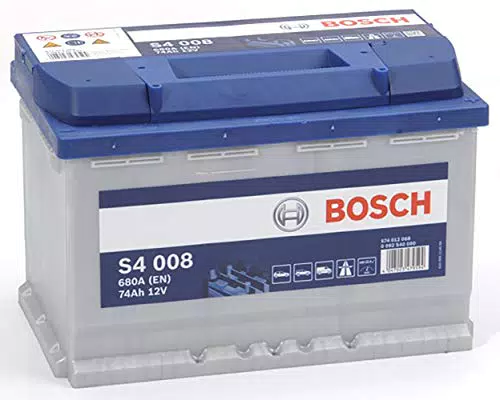 Bosch S4008, Batteria per Auto, 74A/h, 680A, Tecnologia al Piombo Acido