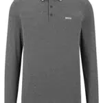 BOSS Plissettato Jersey, Grigio-Medium Grey
