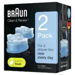 Braun Clean&Charge Rasoio Elettrico Barba Cartucce Di Ricarica