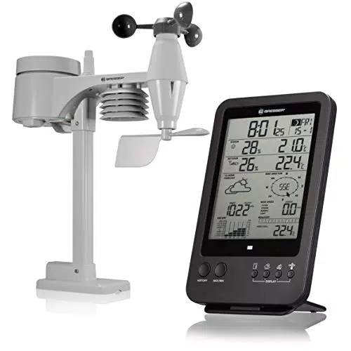 BRESSER - Stazione meteorologica 5 in 1, nero
