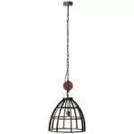 BRILLIANT lampada a sospensione 47cm nero antico