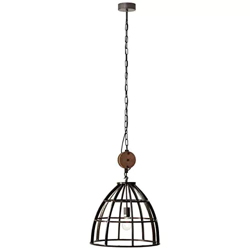 BRILLIANT lampada a sospensione 47cm nero antico