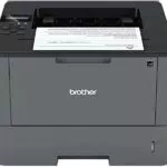 Brother HLL5000D Stampante Laser Bianco e Nero, Velocità di Stampa 40 ppm, Stampa Fronte / Retro Automatica, Interfaccia USB