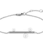 Calvin Klein Braccialetto A Catena da Donna Collezione Minimalist Pearl