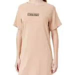 Calvin Klein Camicia da Notte S/S, Clay