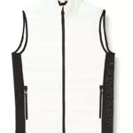 Calvin Klein Gilet con Logo Laterale Riciclato, Egret