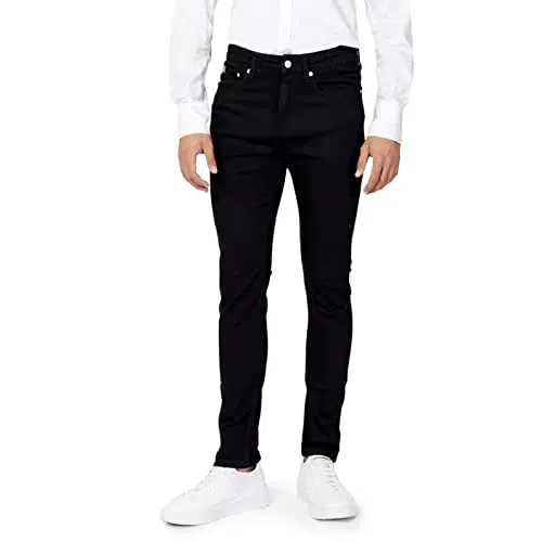 Calvin Klein Jeans Magro Pantaloni, Denim Rinse, W30 / L34 Uomo