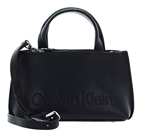 Calvin Klein Set Mini Tote, nero