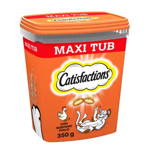 Catisfactions Snack per Gatto, Formato Scorta 700 g al gusto Pollo