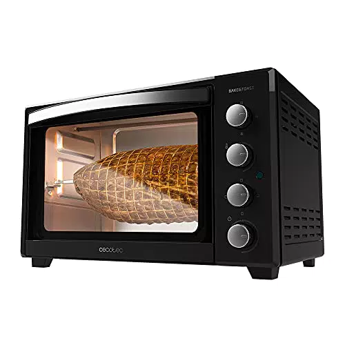 Cecotec Forno da tavolo a convezione Bake&Toast 4500 Black Gyro. 45 litri di capacità