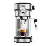 Cecotec Cafelizzia 790 Steel Pro - Macchina per caffè espresso e cappuccino con manometro