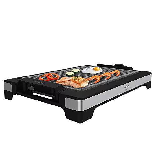Cecotec Piastre Grill Elettrica TASTY&GRILL 2000 Inox LineStone. 2000 W